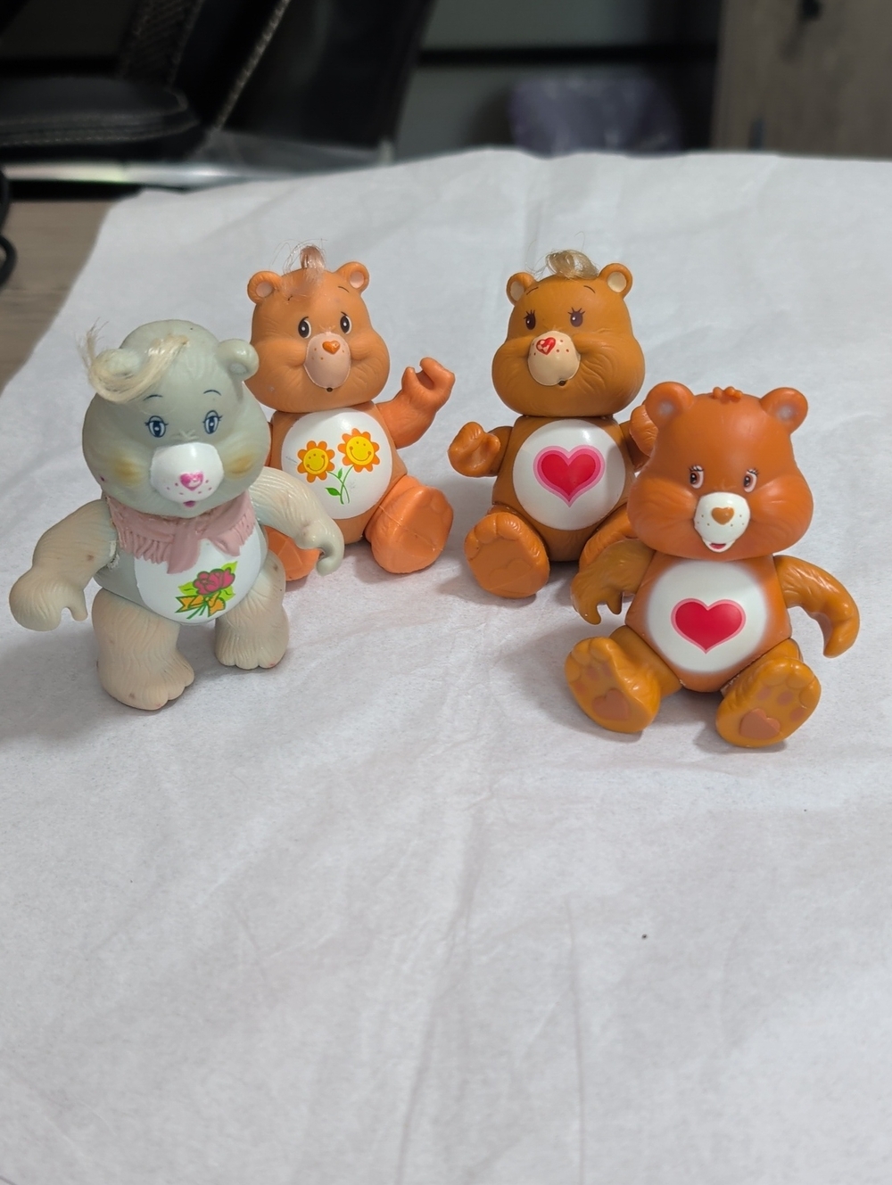 Set Of 4 Vintage 80's Care Bears